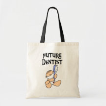 Camisetas y regalos futuros del dentista del bebé bolsas lienzo