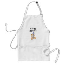 Camisetas y regalos futuros del dentista del bebé delantales
