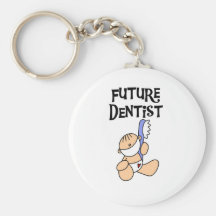 Camisetas y regalos futuros del dentista del bebé llavero