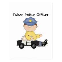 Camisetas y regalos futuros del oficial de policía postal