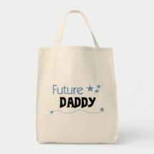 Camisetas y regalos futuros del papá bolsas lienzo