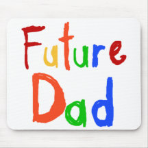 Camisetas y regalos futuros del papá del texto del tapetes de ratón