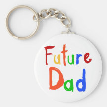 Camisetas y regalos futuros del papá del texto del llavero personalizado