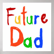 Camisetas y regalos futuros del papá del texto del impresiones