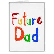 Camisetas y regalos futuros del papá del texto del tarjeton