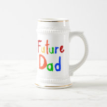 Camisetas y regalos futuros del papá del texto del taza de café