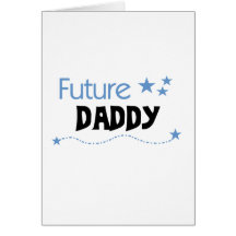 Camisetas y regalos futuros del papá tarjetas