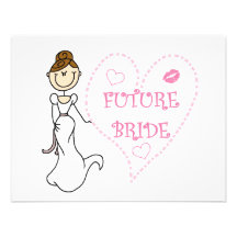 Camisetas y regalos futuros triguenos de la novia invitaciones personalizada