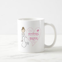 Camisetas y regalos futuros triguenos de la novia tazas de café