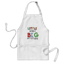 Camisetas y regalos grandes de la actitud del pequ delantales