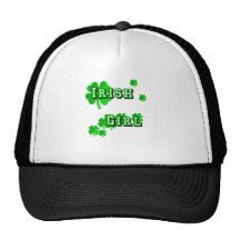 Camisetas y regalos irlandeses del chica gorra