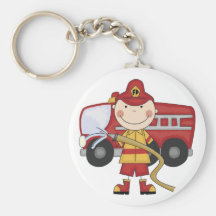Camisetas y regalos masculinos del bombero llavero