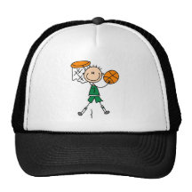 Camisetas y regalos masculinos del jugador de básq gorro de camionero