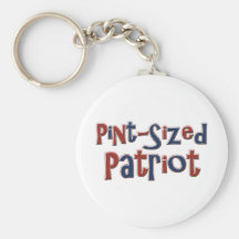 Camisetas y regalos patrióticos de los niños llavero personalizado