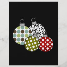 Camisetas y regalos retros de las bolas del navida tarjeta publicitaria