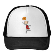 Camisetas y regalos rojos del baloncesto de los mu gorro