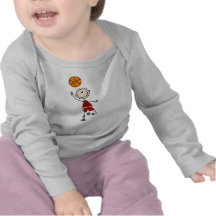 Camisetas y regalos rojos del jugador de básquet d