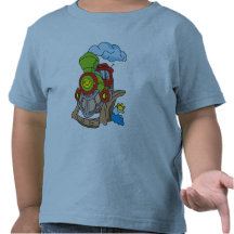 Camisetas y regalos verdes y rojos del tren