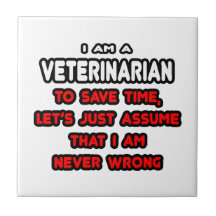 Camisetas y regalos veterinarios divertidos azulejos