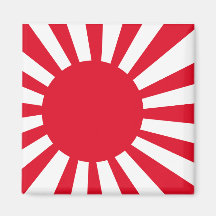 Camisetas y ropa japonesas de la bandera de la mar iman de frigorífico