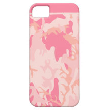 Camo rosado iPhone 5 Case-Mate protector