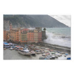 Camogli durante una tormenta cojinete
