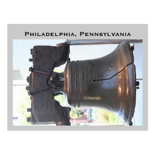 campana de libertad, Philadelphia, Pennsylvania Tarjeta Postal