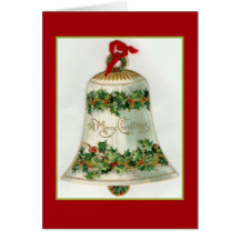 Campana de navidad hermosa felicitacion 
