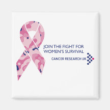 Campaña del cáncer de pecho iman de nevera