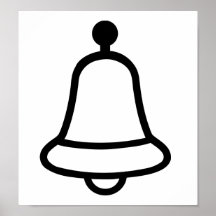 Campana negra impresiones