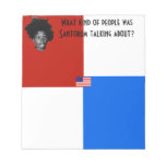 Campaña política roja, blanca, azul 2012, Santorum Bloc De Papel