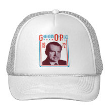 Campaña presidencial 1972 de Nixon Gorros Bordados