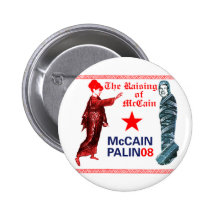 Campaña resucitada Palin McCain 08 Pins