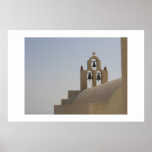 Campanas de iglesia en Santorini Posters