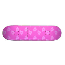 Campanas de navidad rosas claras patines personalizados