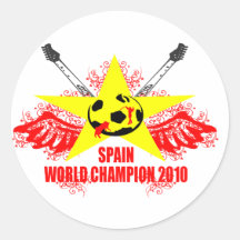 CAMPEÓN 2010 DEL MUNDO DE ESPAÑA PEGATINAS  