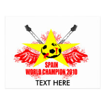 CAMPEÓN 2010 DEL MUNDO DE ESPAÑA POSTAL