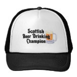 Campeón de consumición de la cerveza escocesa gorro