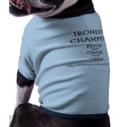 Campeón de Irondog Camisetas De Mascota