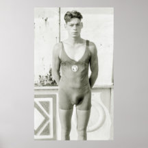 Campeón de la natación, los años 20 poster