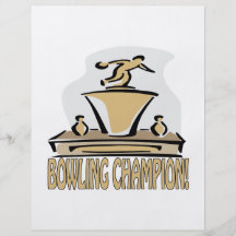 Campeón de los bolos tarjeton