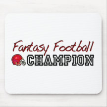 Campeón del fútbol de la fantasía tapete de raton