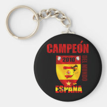 Campeón Del Mundo España Llavero Personalizado