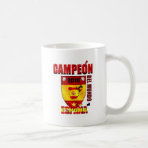 Campeón Del Mundo España Tazas