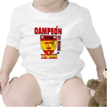 Campeón Del Mundo España Traje De Bebé