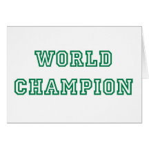 Campeón del mundo tarjeton