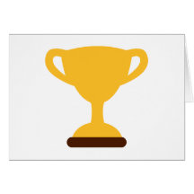 Campeón del trofeo de la taza felicitacion 