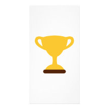 Campeón del trofeo de la taza tarjetas fotográficas personalizadas
