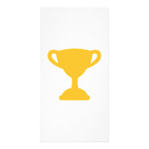 Campeón del trofeo de la taza tarjetas personales
