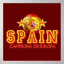Campeones de España 1964 y 2008 de los regalos de  Posters